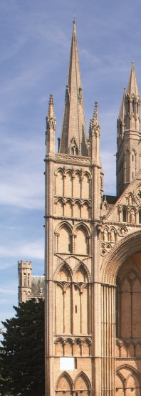 The belfry is in the north west tower